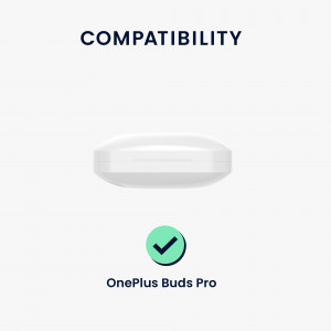 Husa pentru casti OnePlus Buds Pro, Kwmobile, Verde, Silicon, 56099.80 - Img 6