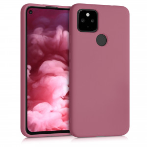 Husa pentru Google Pixel 4a 5G, Silicon, Roz, 53779.167 - Img 1