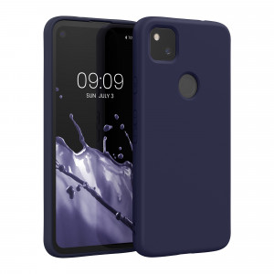 Husa pentru Google Pixel 4a, Silicon, Albastru, 52622.186, kwmobile - Img 1