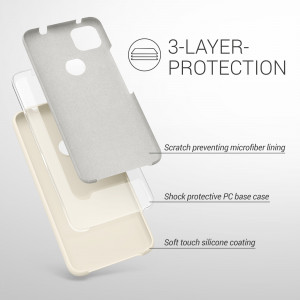 Husa pentru Google Pixel 4a, Silicon, Crem, 52549.204 - Img 3