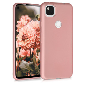 Husa pentru Google Pixel 4a, Silicon, Rose Gold, 52338.31 - Img 1