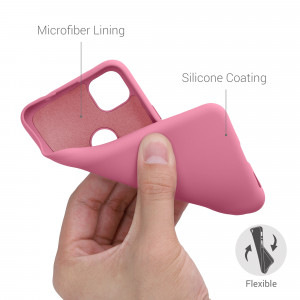 Husa pentru Google Pixel 4a, Silicon, Roz, 52622.212 - Img 4