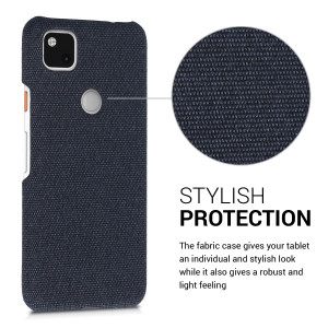 Husa pentru Google Pixel 4a, Textil, Albastru, 52048.17 - Img 4