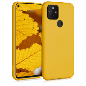 Husa pentru Google Pixel 5, Silicon, Galben, 51722.143 - Img 1