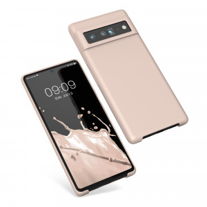 Husa pentru Google Pixel 6 Pro, Silicon, Crem, 55863.225, kwmobile - Img 2