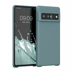 Husa pentru Google Pixel 6 Pro, Silicon, Verde, 55863.207, kwmobile - Img 1