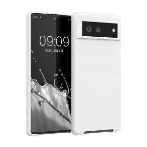 Husa pentru Google Pixel 6, Silicon, Alb, 55480.48, kwmobile - Img 1