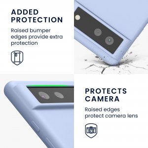 Husa pentru Google Pixel 6, Silicon, Albastru, 55480.58, kwmobile - Img 4