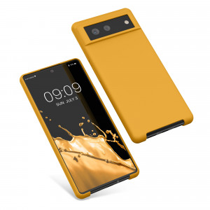Husa pentru Google Pixel 6, Silicon, Portocaliu, 55480.217, kwmobile - Img 2