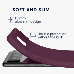 Husa pentru Google Pixel 6, Silicon, Violet, 55434.187 - Img 3
