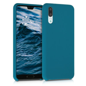 Husa pentru Huawei P20, Silicon, Albastru, 45689.62 - Img 1
