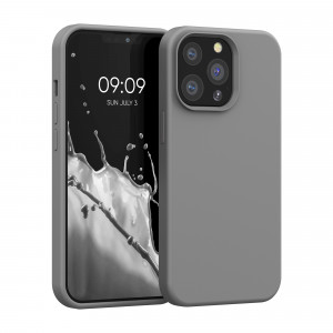 Husa pentru iPhone 13 Pro, Silicon, Gri, 55880.155 - Img 1