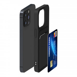 Husa pentru iPhone 13 Pro, Silicon, Negru, 55969.01 - Img 7