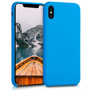 Husa pentru iPhone XS Max, Silicon, Albastru, 45909.157 - Img 1