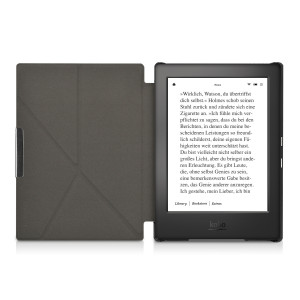 Husa pentru Kobo Aura H2O Edition 1, Piele ecologica, Negru, 39826.01 - Img 5