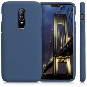 Husa pentru OnePlus 6, Silicon, Albastru, 46122.116 - Img 2