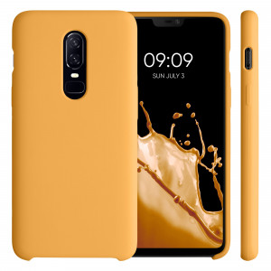 Husa pentru OnePlus 6, Silicon, Galben, 46122.217 - Img 2