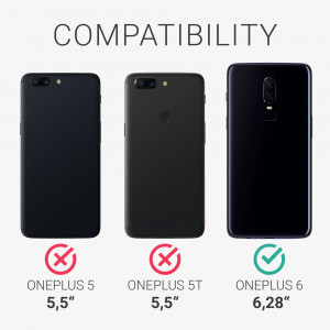 Husa pentru OnePlus 6, Silicon, Negru, 55346.01, kwmobile - Img 6