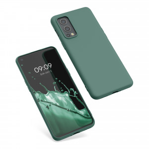 Husa pentru OnePlus Nord 2 5G, Silicon, Verde, 56036.166, kwmobile - Img 2