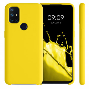 Husa pentru OnePlus Nord N10 5G, Silicon, Galben, 53890.165 - Img 2