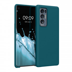 Husa pentru OPPO Find X3 Neo, Silicon, Verde, 55200.57, kwmobile - Img 1