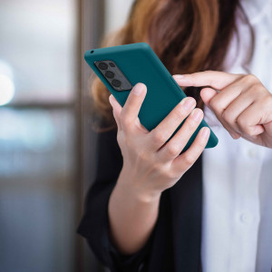 Husa pentru OPPO Find X3 Neo, Silicon, Verde, 55200.57, kwmobile - Img 8