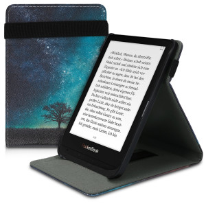 Husa pentru PocketBook Touch Lux 4 / Basic Lux 2 / Touch HD 3, Piele ecologica, Multicolor, 47603.02 - Img 1