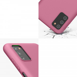 Husa pentru Samsung Galaxy A03s, Silicon, Roz, 56517.167, kwmobile - Img 8