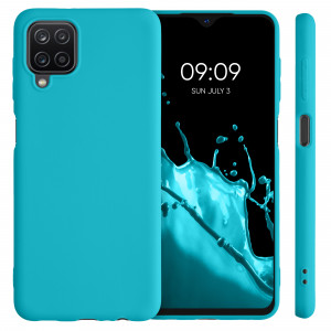 Husa pentru Samsung Galaxy A12, Silicon, Albastru, 54048.223 - Img 2