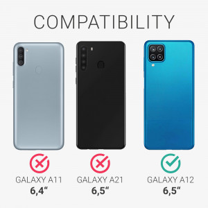 Husa pentru Samsung Galaxy A12, Silicon, Roz, 54048.156 - Img 6