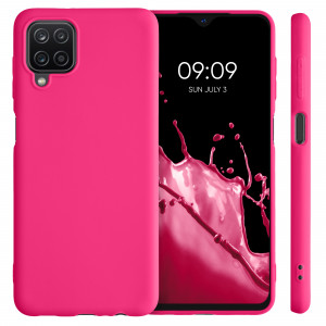 Husa pentru Samsung Galaxy A12, Silicon, Roz, 54048.77 - Img 2