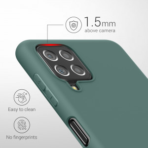 Husa pentru Samsung Galaxy A22, Silicon, Verde, 55493.171 - Img 4