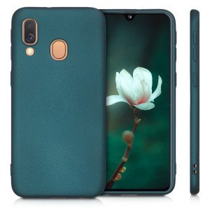 Husa pentru Samsung Galaxy A40, Silicon, Verde, 48546.14 - Img 2