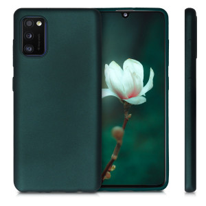 Husa pentru Samsung Galaxy A41, Silicon, Verde, 52254.14 - Img 2