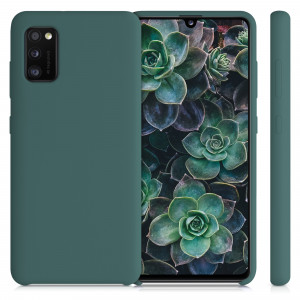 Husa pentru Samsung Galaxy A41, Silicon, Verde, 52301.169 - Img 2