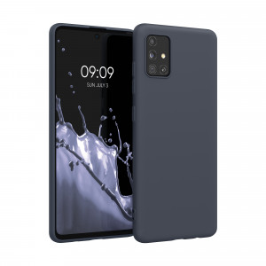 Husa pentru Samsung Galaxy A51, Silicon, Albastru, 51196.186 - Img 1