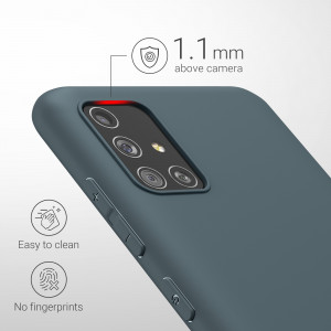 Husa pentru Samsung Galaxy A51, Silicon, Albastru, 51196.202 - Img 4