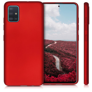 Husa pentru Samsung Galaxy A51, Silicon, Rosu, 51201.36 - Img 2