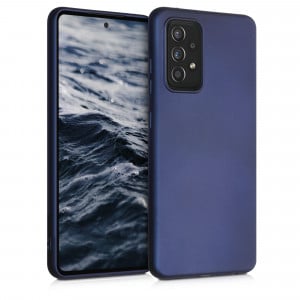 Husa pentru Samsung Galaxy A52 / Galaxy A52 5G / Galaxy A52s 5G, Silicon, Albastru, 54351.64 - Img 1