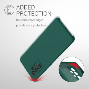 Husa pentru Samsung Galaxy A52 / Galaxy A52 5G / Galaxy A52s 5G, Silicon, Verde, 54347.184 - Img 6