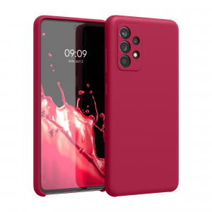 Husa pentru Samsung Galaxy A52 / Galaxy A52 5G / Galaxy A52s 5G, Silicon, Rosu, 54347.229, kwmobile - Img 1