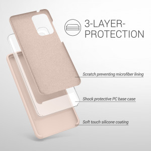 Husa pentru Samsung Galaxy A52 / Galaxy A52 5G / Galaxy A52s 5G, Silicon, Roz, 54347.225, kwmobile - Img 3