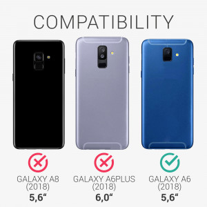Husa pentru Samsung Galaxy A6 (2018), Silicon, Albastru, 45247.116 - Img 5