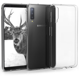 Husa pentru Samsung Galaxy A7 (2018), Silicon, Transparent, 46419.03 - Img 2