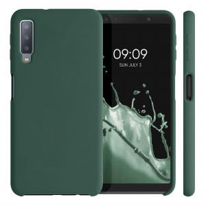 Husa pentru Samsung Galaxy A7 (2018), Silicon, Verde, 47730.169, kwmobile - Img 2