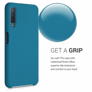 Husa pentru Samsung Galaxy A7 (2018), Silicon, Verde, 47730.57 - Img 4