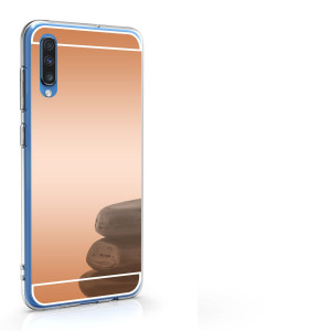 Husa pentru Samsung Galaxy A70, Silicon, Rose Gold, 49631.41 - Img 8