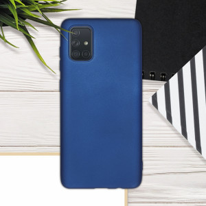 Husa pentru Samsung Galaxy A71, Silicon, Albastru, 51213.64 - Img 3