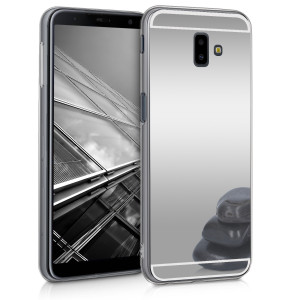 Husa pentru Samsung Galaxy J6 Plus, Silicon, Silver, 48754.42 - Img 1