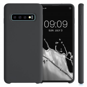 Husa pentru Samsung Galaxy S10, Silicon, Negru, 47732.47, kwmobile - Img 2